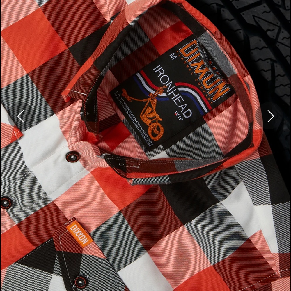 Dixxon Ironhead flannel BNIB - Picture 7 of 12